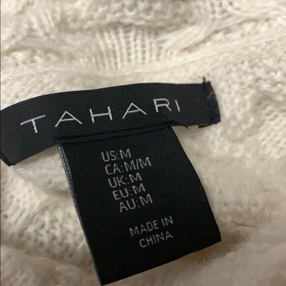 TAHARI CHUNKY TURTLE NECK SWEATER SIZE‎ M - Picture 6 of 8